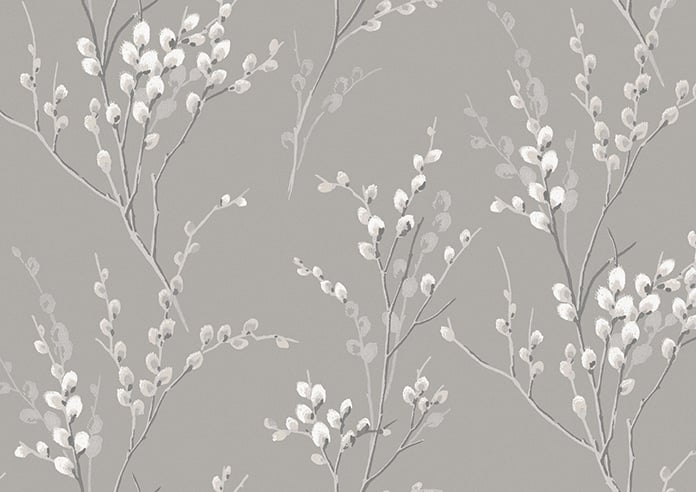 Laura Ashley Pussy Willow, Steel - Twist&Fit Roller Blind - Image 6